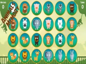 Animals Memory Matching Game - Farm Story Image