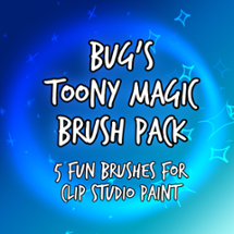 Bug's Toony Magic Brush Pack | Clip Studio Paint (iPad/Android, Mac/Win) Image