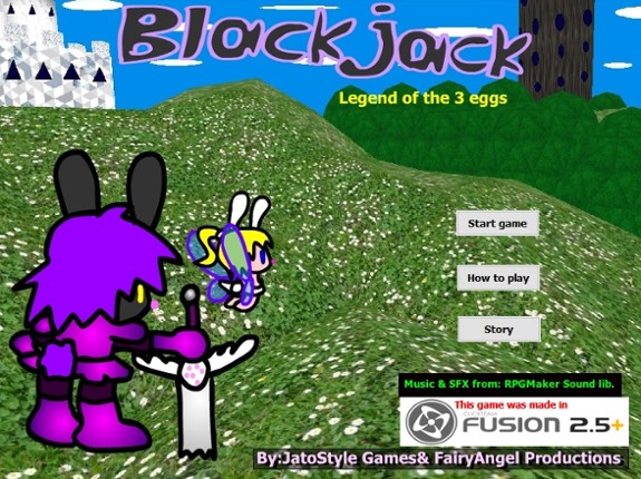 Blackjack Legend of the 3 eggs Game Cover