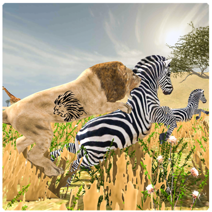 Wild Lion Safari Simulator 3D Game Cover