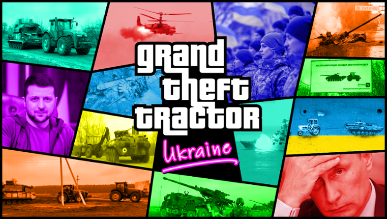 Grand Theft Tractor: Ukraine Game Cover
