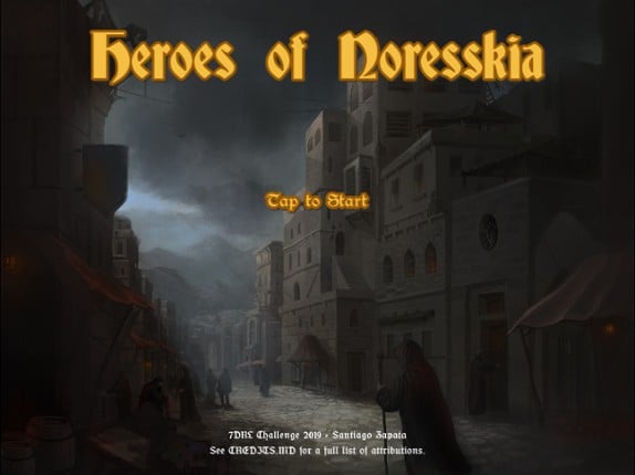 Heroes of Noresskia - 2019 7DRL Game Cover