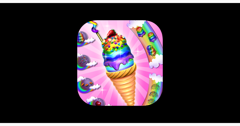 Home Made Rainbow Ice Cream Game Cover