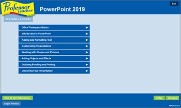 Professor Teaches PowerPoint 2019 Image