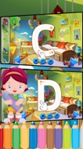 ABC Alphabet Phonics Coloring Book - English Vocabulary For Preschool Kids Games Image