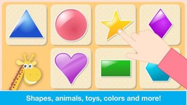 Baby First Words. Matching Educational Puzzle Games for Toddlers and Preschool Kids by Abby Monkey® Learning Clubhouse Image