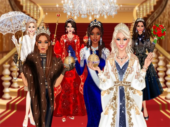 Red Carpet Royal Dress Up Game Cover