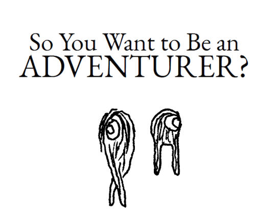 So You Want To Be An Adventurer? Game Cover