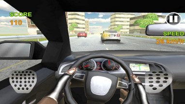 Extreme Racing In Car 3D Free Image