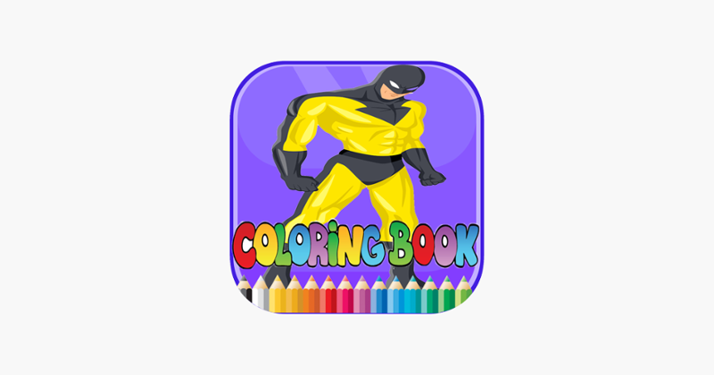 Total hero coloring book - for Kid Game Cover
