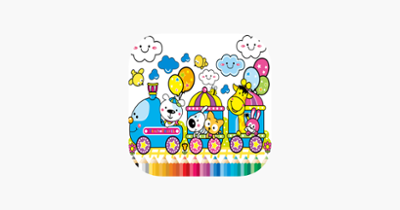 Train Coloring Book - Activities for Kid Image