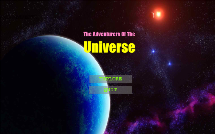 The Adventurers Of The Universe Game Cover