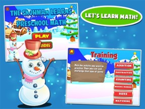 Snowman Preschool Math Games Image