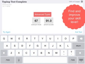 TapTyping - typing trainer suite Image