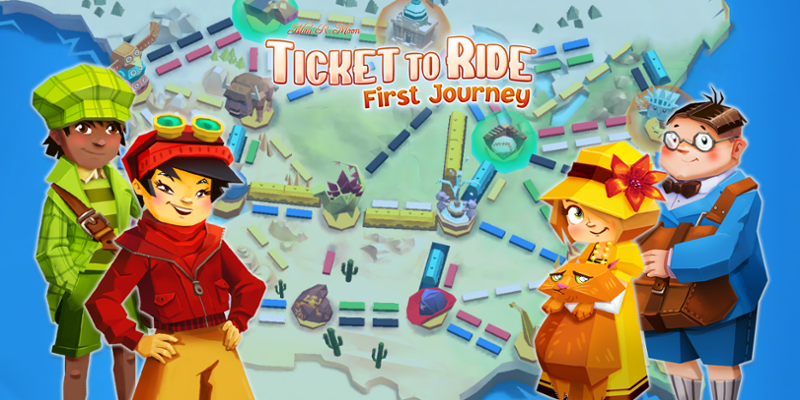 Ticket to Ride: First Journey Game Cover