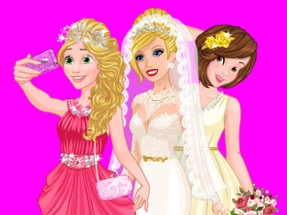 Barbie's Wedding Selfie With Princesses Image