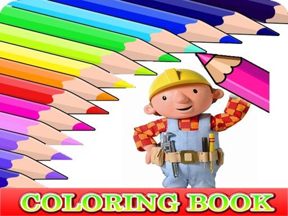 Coloring Book for Bob The Builder Game Cover
