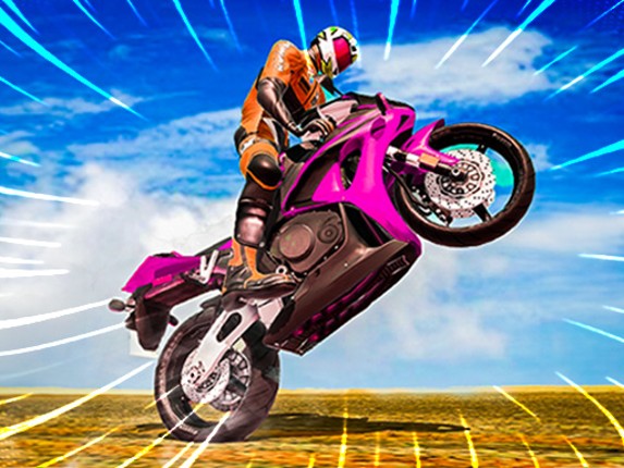 Crazy Wheelie Motorider Game Cover