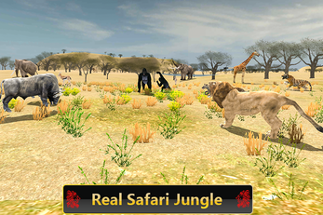 Wild Lion Safari Simulator 3D Image