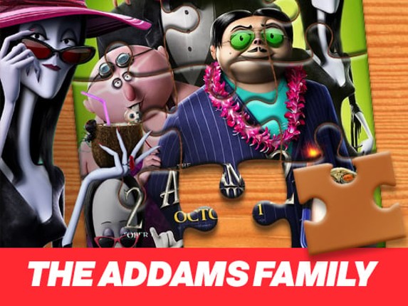The Addams Family Jigsaw Puzzle Game Cover