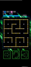 Dots and boxes neon timbiriche Image