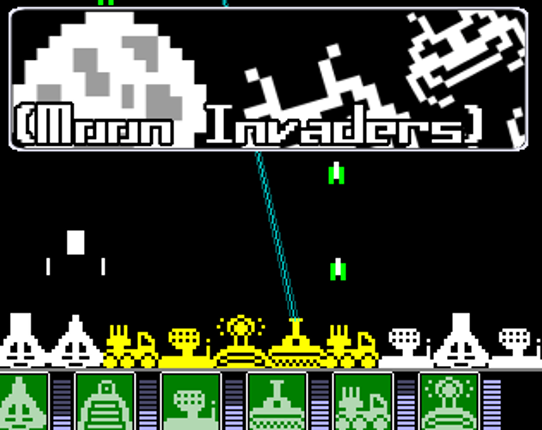 Moon Invaders Game Cover