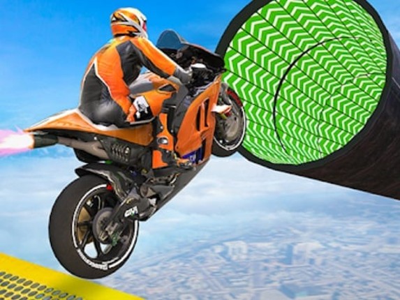 Motorcycle Stunts Drive Game Cover