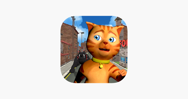 Cat Subway Run: Leo Cat vs Dog Game Cover