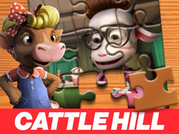 Christmas at Cattle Hill Jigsaw Puzzle Game Cover