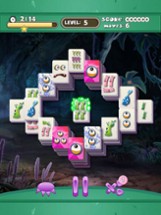 Weird Tiny Monster Mahjong Free - Addicting Chinese tile-matching board game Image