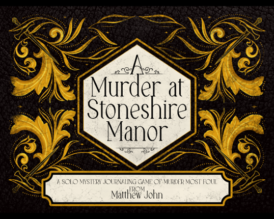 A Murder at Stoneshire Manor Game Cover