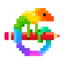 Pixel Art - color by number Image