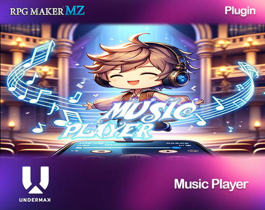 RPG MAKER MZ Plugin: Music  Media Player Game Cover