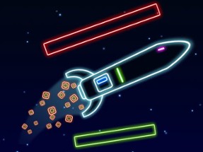 Neon Rocket Game Image