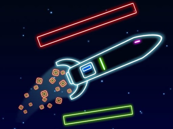 Neon Rocket Game Game Cover