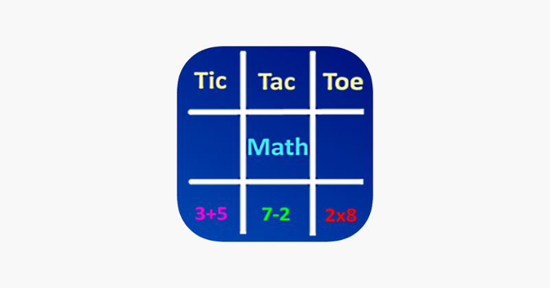 Tic Tac Toe Math Game Cover