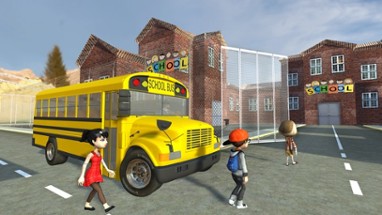 Crazy School Bus Transport Sim Image