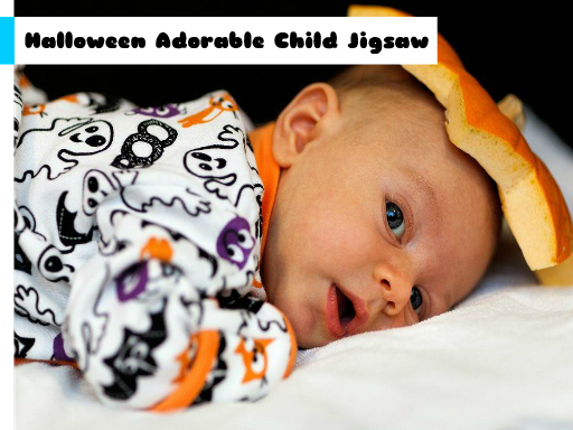 Halloween Adorable Child Jigsaw Game Cover