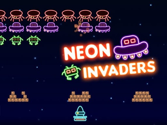Neon Invaders Classic Game Cover