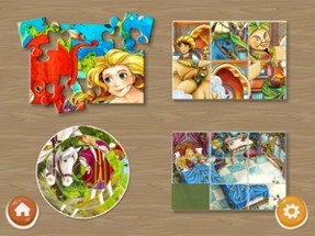Princess Puzzles and Painting Image