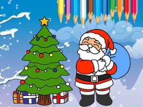 Coloring Christmas Tree Image