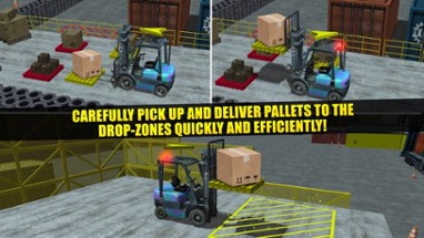 Fork Lift Truck Driving Simulator Real Extreme Car Parking Run Image