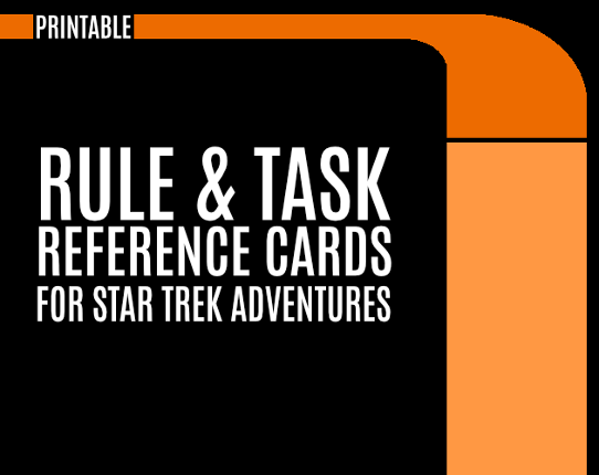 Rule & Reference Cards for STA Game Cover