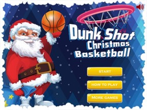 Dunk Shot Christmas:Basketball Image