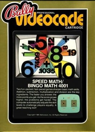 Elementary math / Bingo Math Game Cover