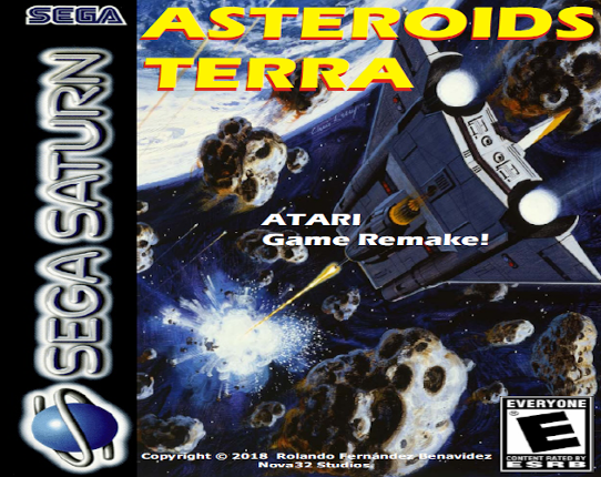 Asteroids Terra for Saturn Game Cover