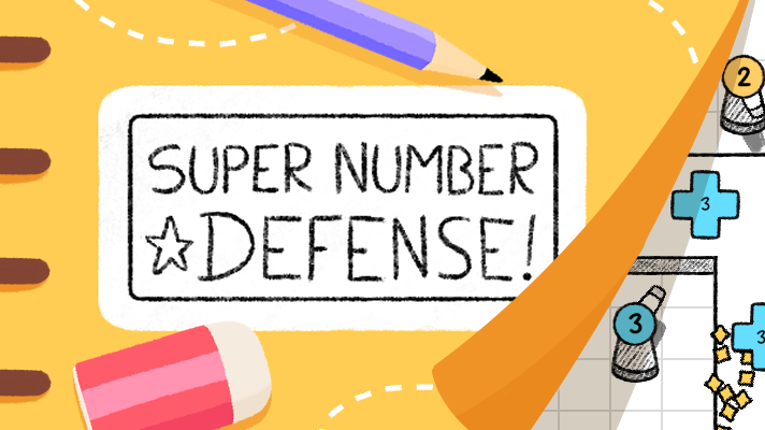 Super Number Defense Game Cover