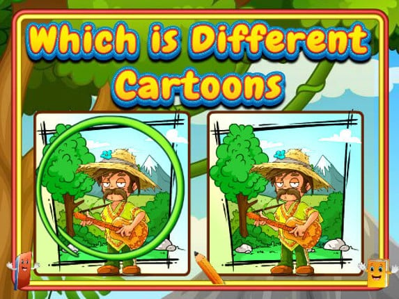 Which Is Different Cartoon Game Cover