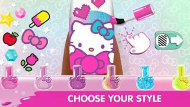 Hello Kitty Nail Salon Image