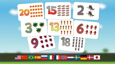 Numbers game 1 to 20 flashcards Image